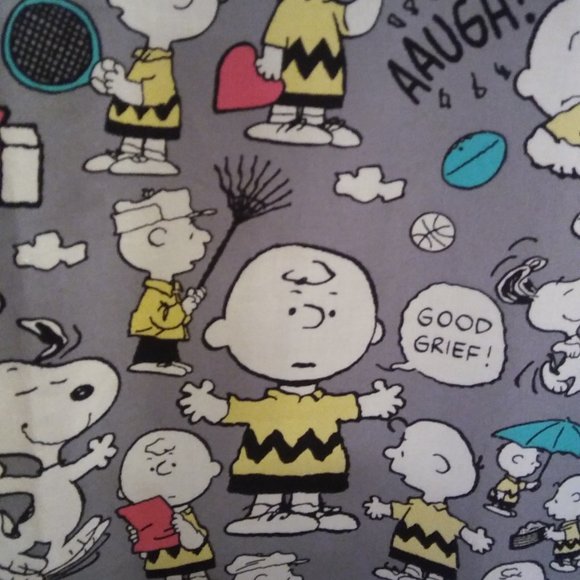 NWT TOONIFORMS Peanuts/Charlie Brown and Snoopy scrub top. XL - Picture 3 of 9